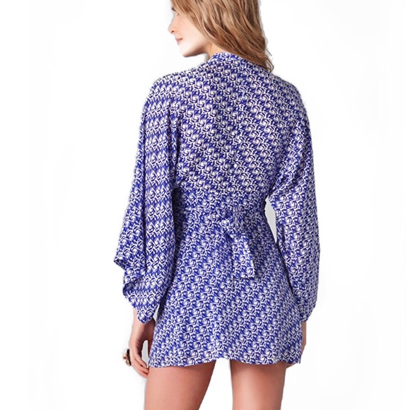 Issa London Silk Kimono Dress - Picture 4 of 8